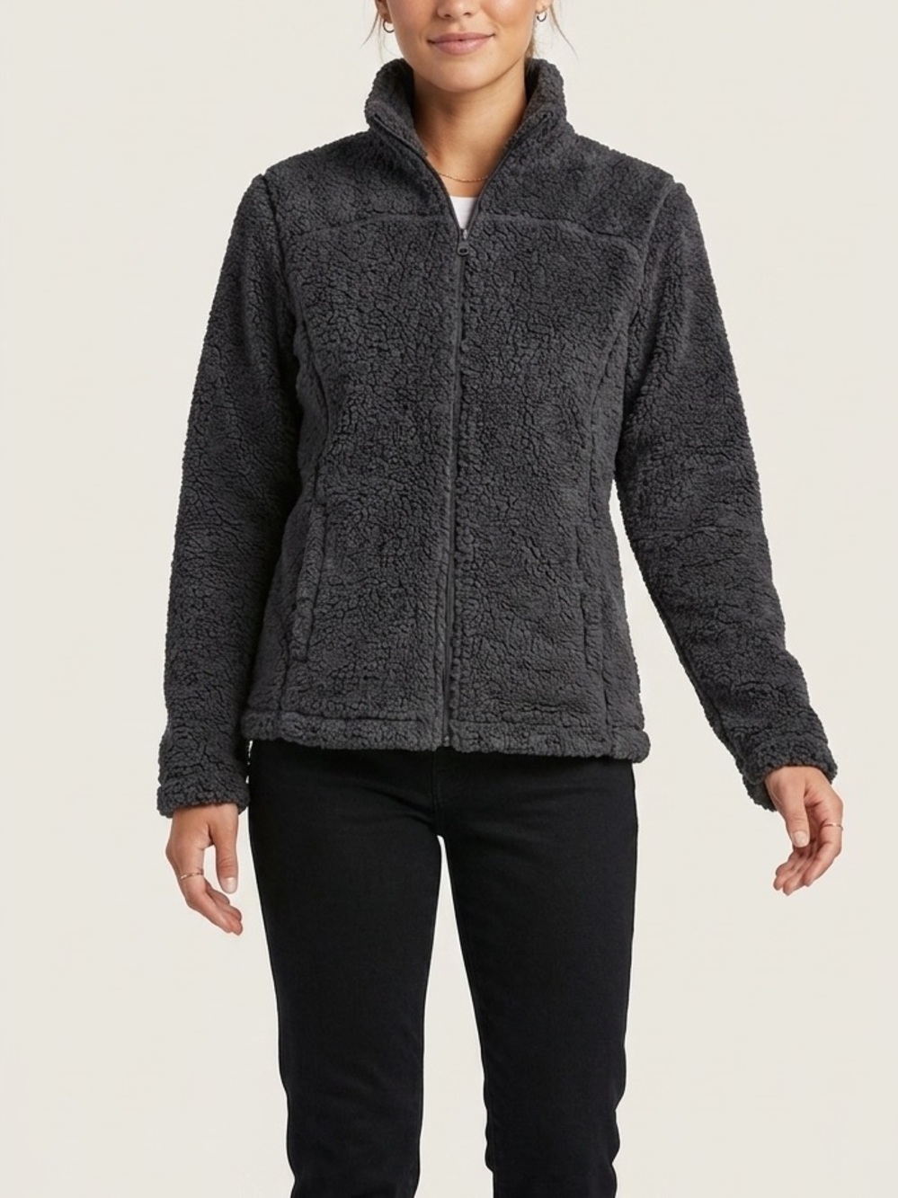 L.L. Bean Women's High-Pile Fleece Jacket - Full-Zip Camp & Trail Outerwear